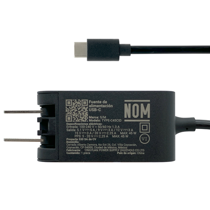 Fuente para Raspberry Pi de 45W USB-C