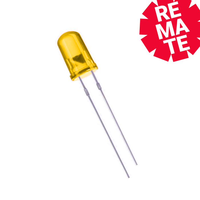 LED Amarillo Claro 3mm - 10 pzas