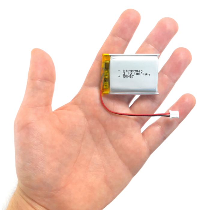Batería LiPo 3.7v 1000mAh - 5 Piezas