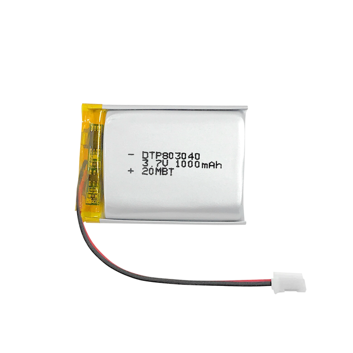 Batería LiPo 3.7v 1000mAh - 5 Piezas