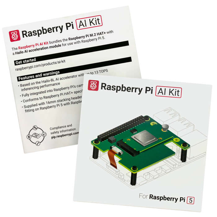 Raspberry Pi AI Kit - M.2 Hat + Hailo8L