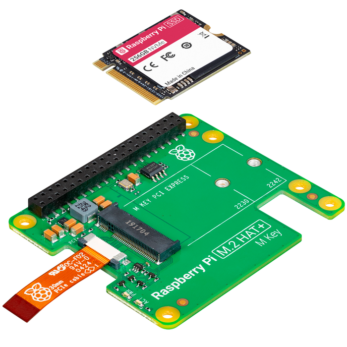 Kit Raspberry Pi SSD + Hat M.2