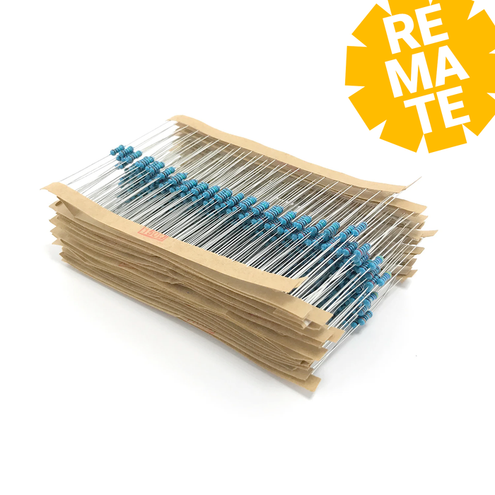 Kit de resistencias de 1/4watt - 600 piezas
