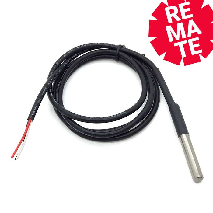 Sensor de Temperatura Contra Agua DS18B20 - 1m